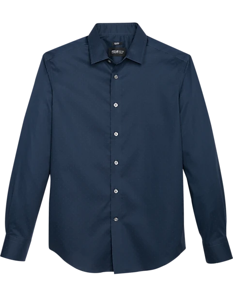 Awearness Kenneth Cole Slim Fit Sport Shirt, Navy Fine Stripe 1 Awearness Kenneth Cole Slim Fit Sport Shirt, Navy Fine Stripe