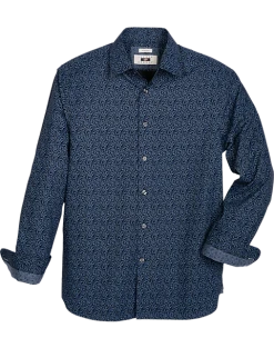Joseph Abboud Modern Fit Spread Collar Sport Shirt, Nebula Dots