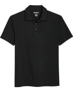 Awearness Kenneth Cole Modern Fit Welded Polo, Black