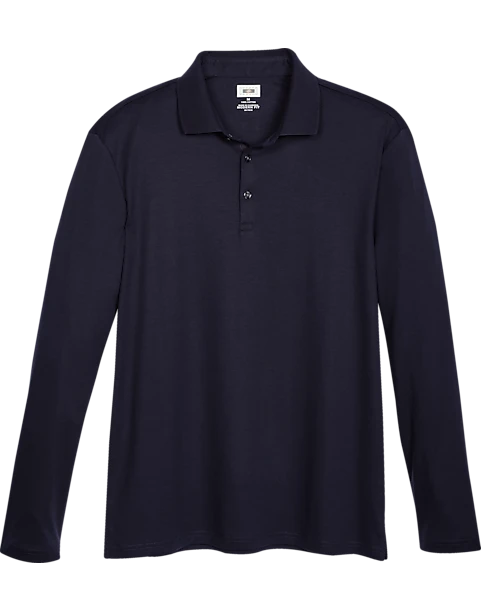Joseph Abboud Modern Fit Luxe Cotton Polo, Navy 1 Joseph Abboud Modern Fit Luxe Cotton Polo, Navy