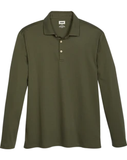 Joseph Abboud Modern Fit Luxe Cotton Polo, Olive