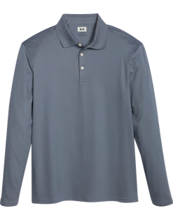 Joseph Abboud Modern Fit Luxe Cotton Polo, Slate