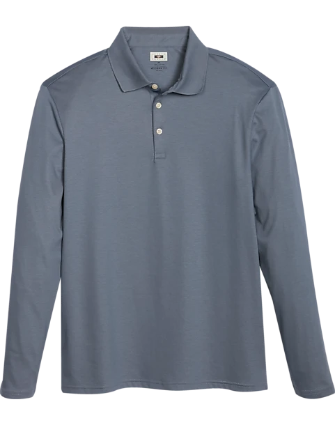 Joseph Abboud Modern Fit Luxe Cotton Polo, Slate 1 Joseph Abboud Modern Fit Luxe Cotton Polo, Slate