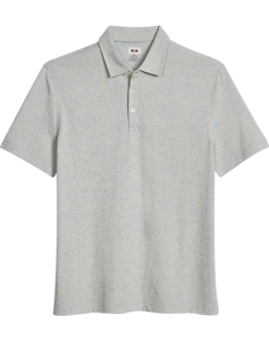 Joseph Abboud Modern Fit Polo, Light Blue Leaves