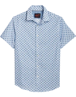 Egara Slim Fit Sport Shirt, Blue Jellycat Print