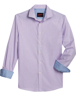 Egara Slim Fit Sport Shirt, Berry Geo