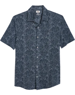 Joseph Abboud Modern Fit Sport Shirt, Slate Paisley