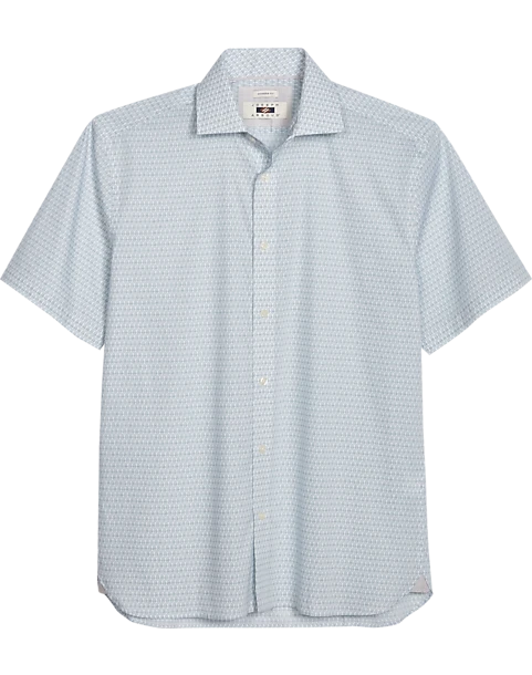 Joseph Abboud Modern Fit Sport Shirt, Teal 1 Joseph Abboud Modern Fit Sport Shirt, Teal