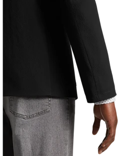 Alternative view of Awearness Kenneth Cole Slim Fit Soft Jacket, Black Seersucker