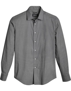Awearness Kenneth Cole Slim Fit Sport Shirt, Black Geo