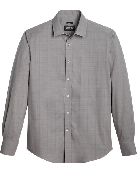Awearness Kenneth Cole Slim Fit Sport Shirt, Charcoal Tonal Plaid 1 Awearness Kenneth Cole Slim Fit Sport Shirt, Charcoal Tonal Plaid