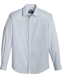 Awearness Kenneth Cole Slim Fit Sport Shirt, Light Blue Mini Circle