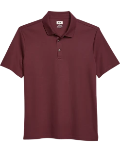 Joseph Abboud Modern Fit Luxe Cotton Polo, Burgundy