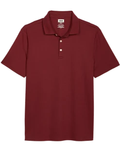 Joseph Abboud Modern Fit Luxe Cotton Polo, Dark Red