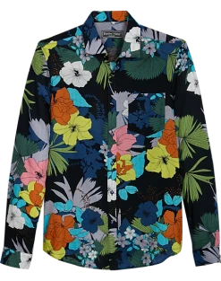 Paisley & Gray Slim Fit Spread Collar Sport Shirt, Multi Color Floral
