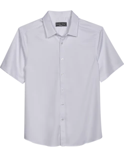 Paisley & Gray Slim Fit Spread Collar Sport Shirt, White