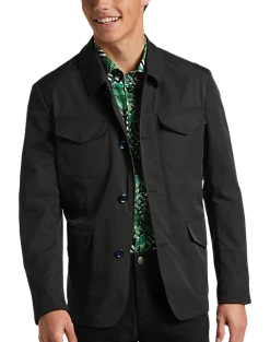 Paisley & Gray Slim Fit Casual Jacket, Black