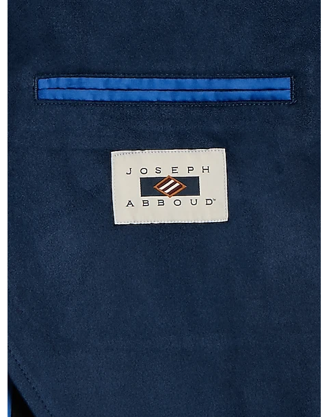 Joseph Abboud Modern Fit Notch Lapel Ultra Suede Soft Jacket, Dark Blue 2 Joseph Abboud Modern Fit Notch Lapel Ultra Suede Soft Jacket, Dark Blue - Image 2