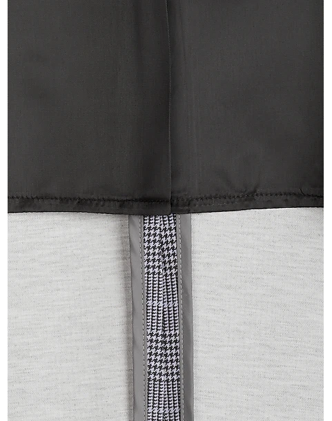 Michael Strahan Modern Fit Notch Lapel Crepe Knit Soft Jacket, Pink Glen Plaid 4 Michael Strahan Modern Fit Notch Lapel Crepe Knit Soft Jacket, Pink Glen Plaid - Image 4