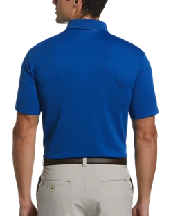 Alternative view of PGA Tour Classic Fit Airflux Polo, Medium Blue