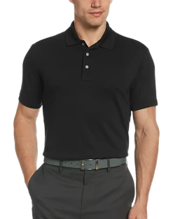 PGA Tour Classic Fit Airflux Polo, Black