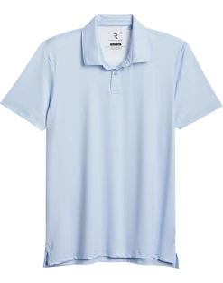 Report Collection Modern Fit Knit Polo, Light Blue