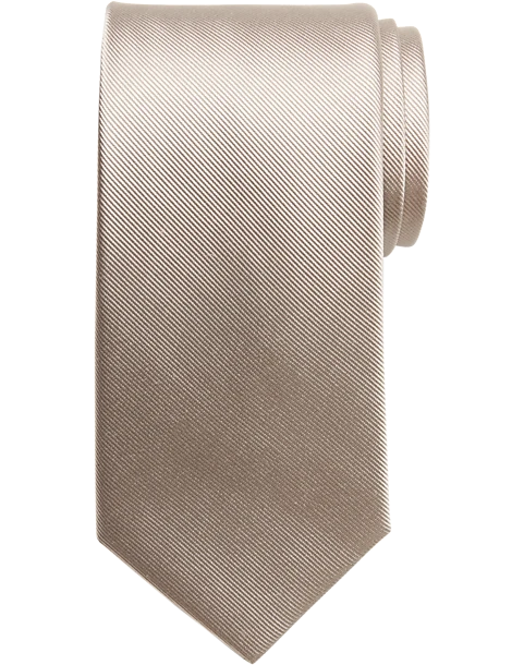Jos. A. Bank Traveler Collection Narrow Tie, Light Tan 1 Jos. A. Bank Traveler Collection Narrow Tie, Light Tan